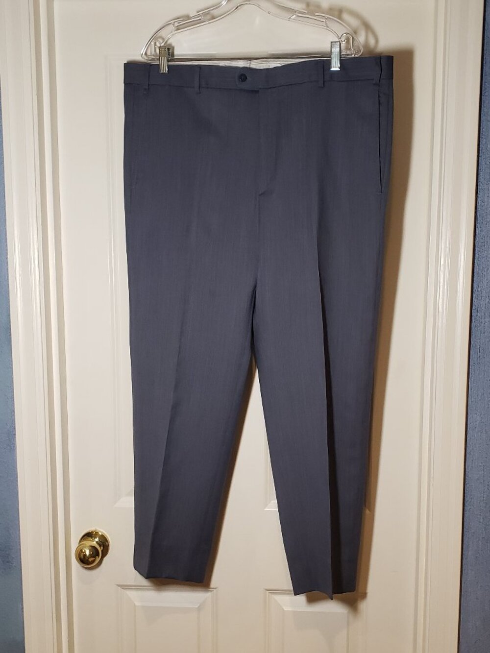 Zanella Blue-Gray Slacks 40" Waist